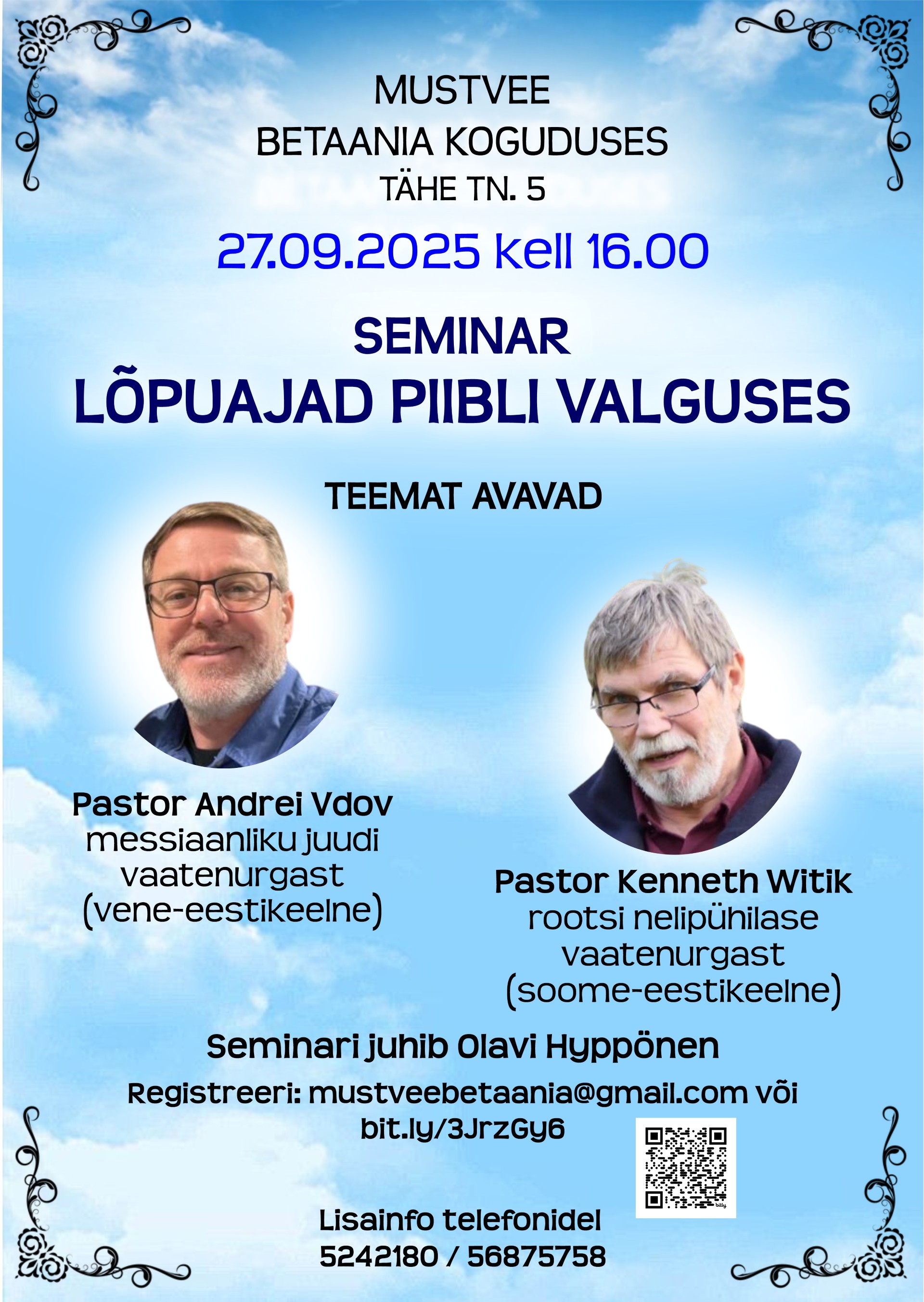 Seminar Mustvees poster